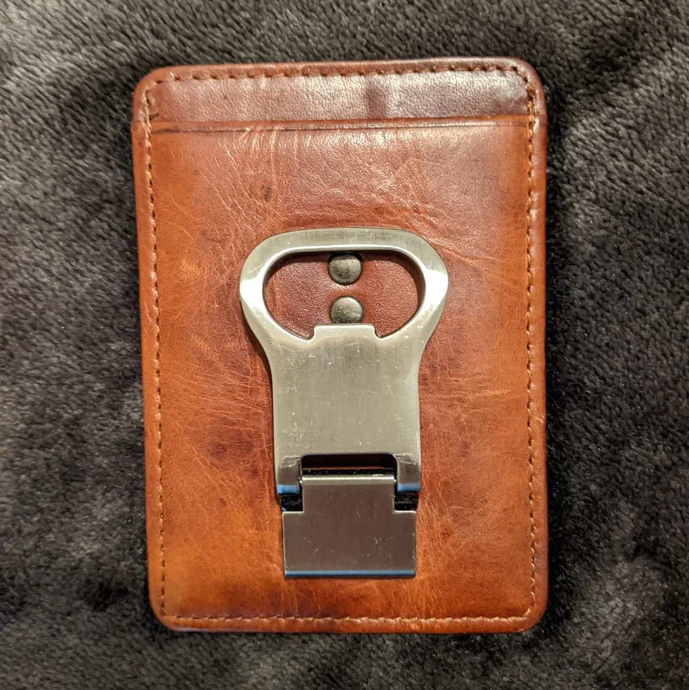 Leather Money Clip